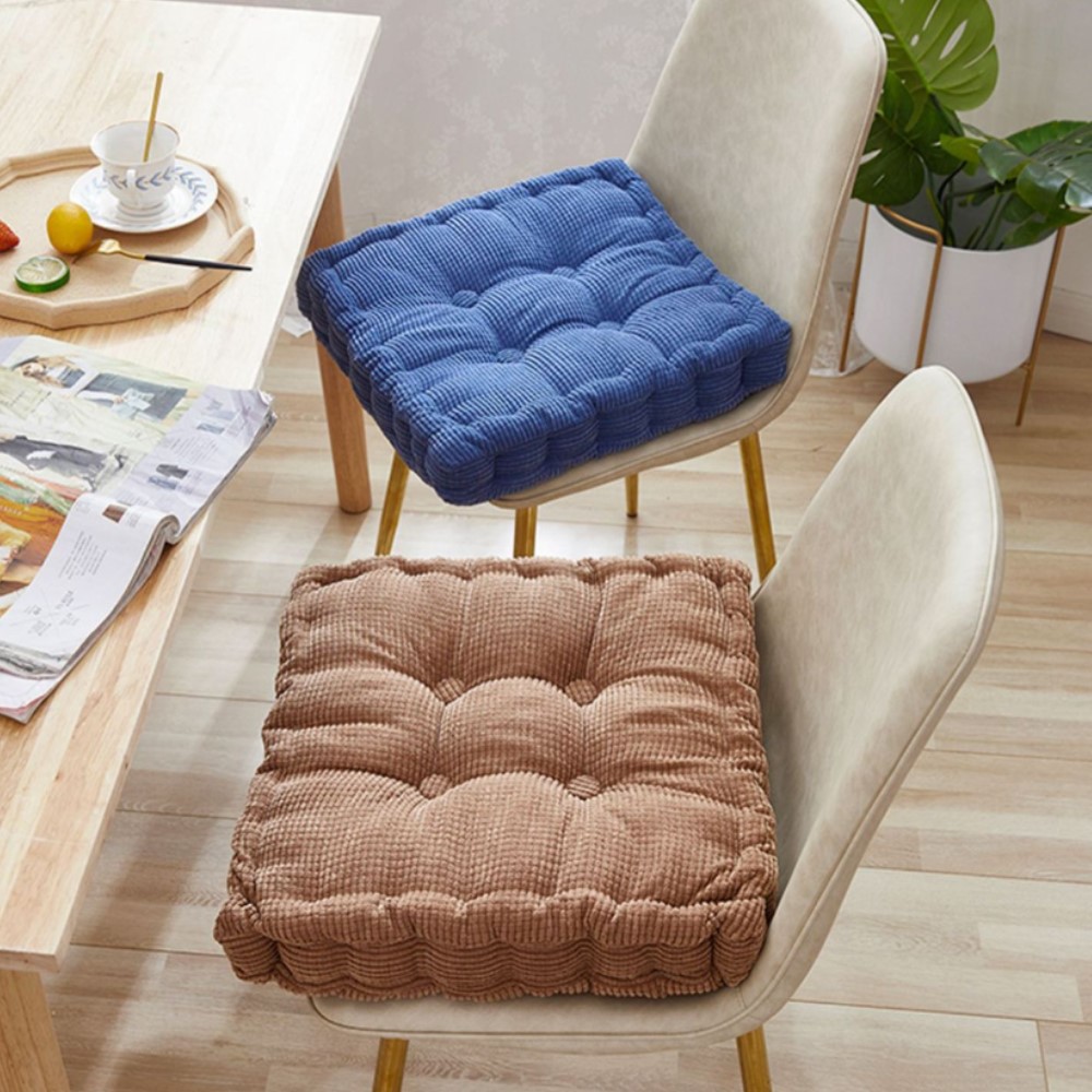 Floor Cushion Pouf - 바닥에 앉기 위한 명상용 사각 쿠션,
