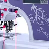Home Textiles Logo - 전문 디지털 자수 기계, 섬유용 소형
