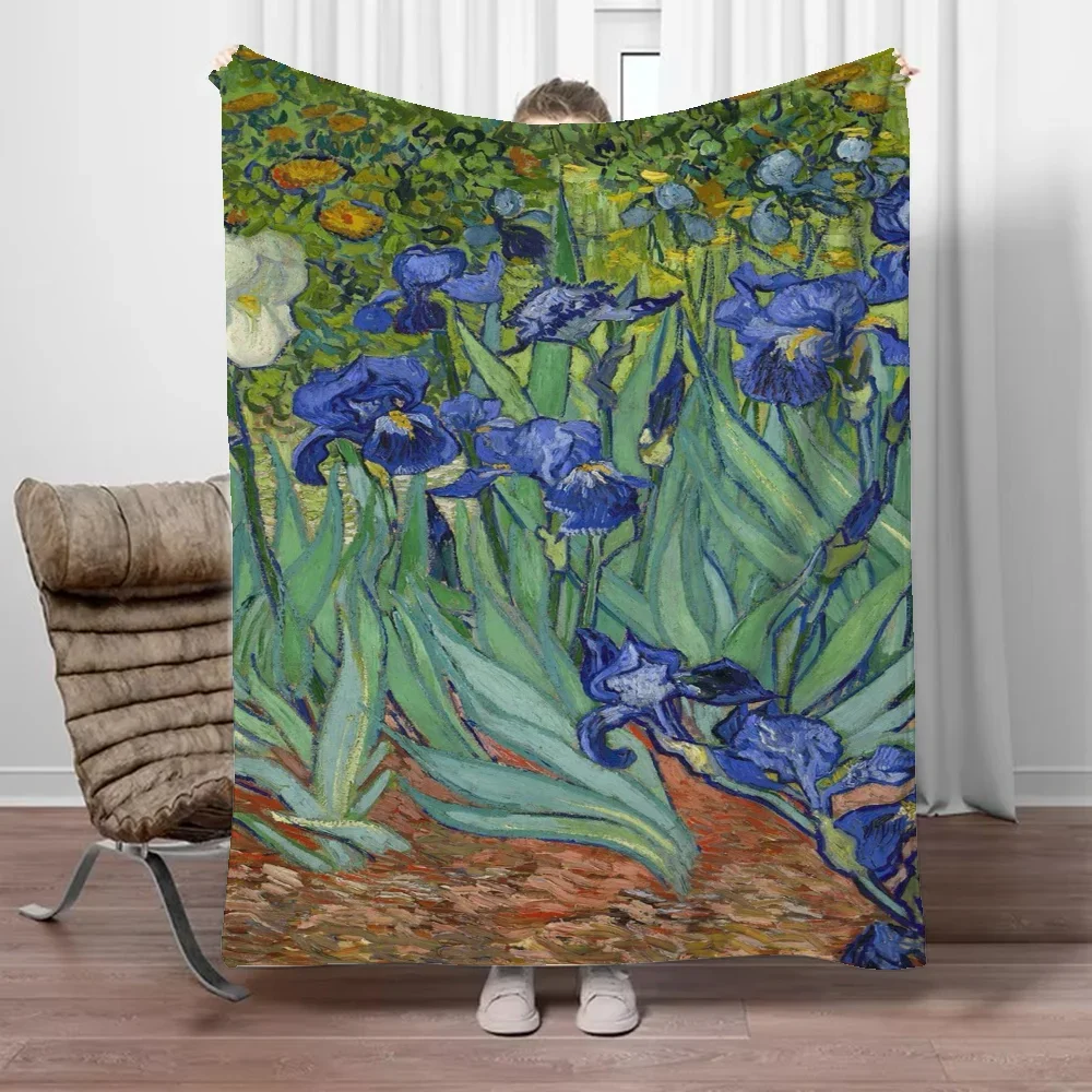 Luxury Home Textiles Usa - 반 고흐 보헤미안 스타일 소파용 담요