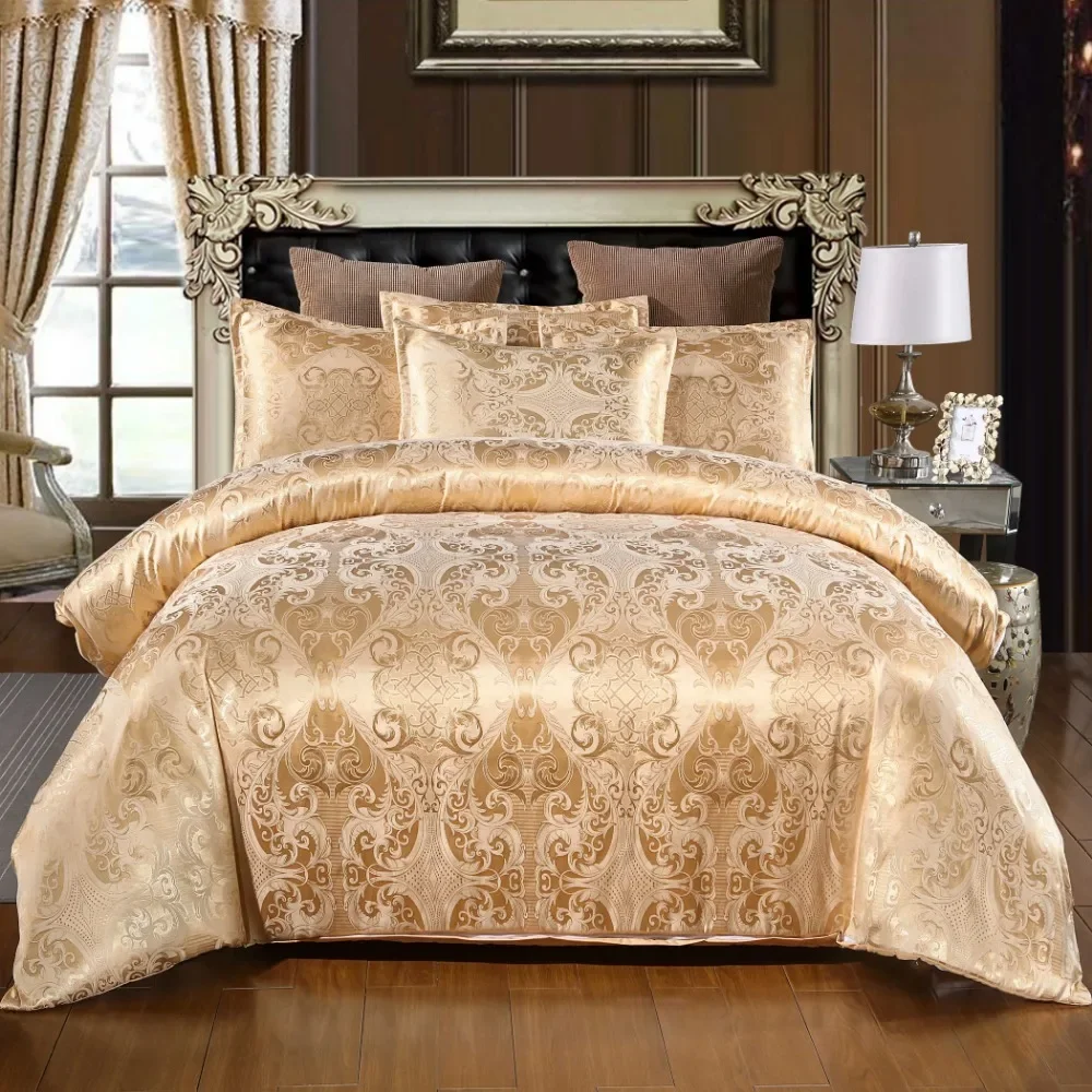Luxury Home Textiles Usa - 2/3피스 고급 침구 세트, 유럽풍 새틴