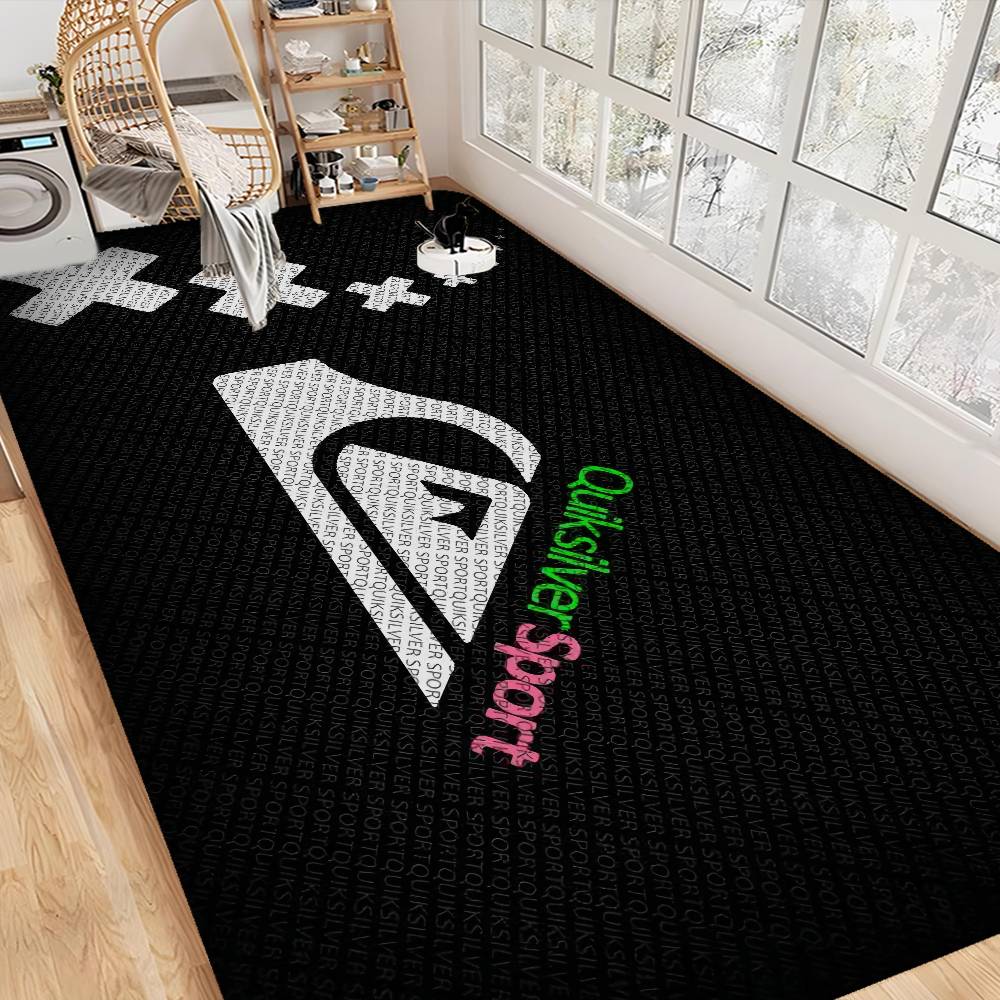 Home Textiles Logo - Q-QuiksilverS 로고 바닥 매트 바닥 매트