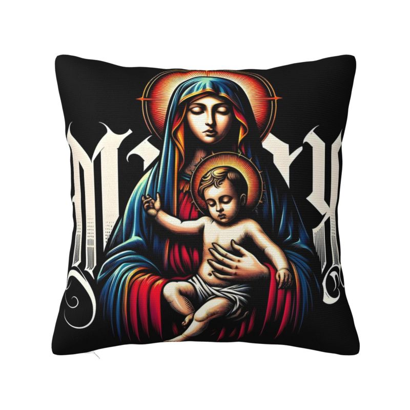 Luxury Home Textiles Usa - 커스텀 메리 어머니 예수 럭셔리 던지기