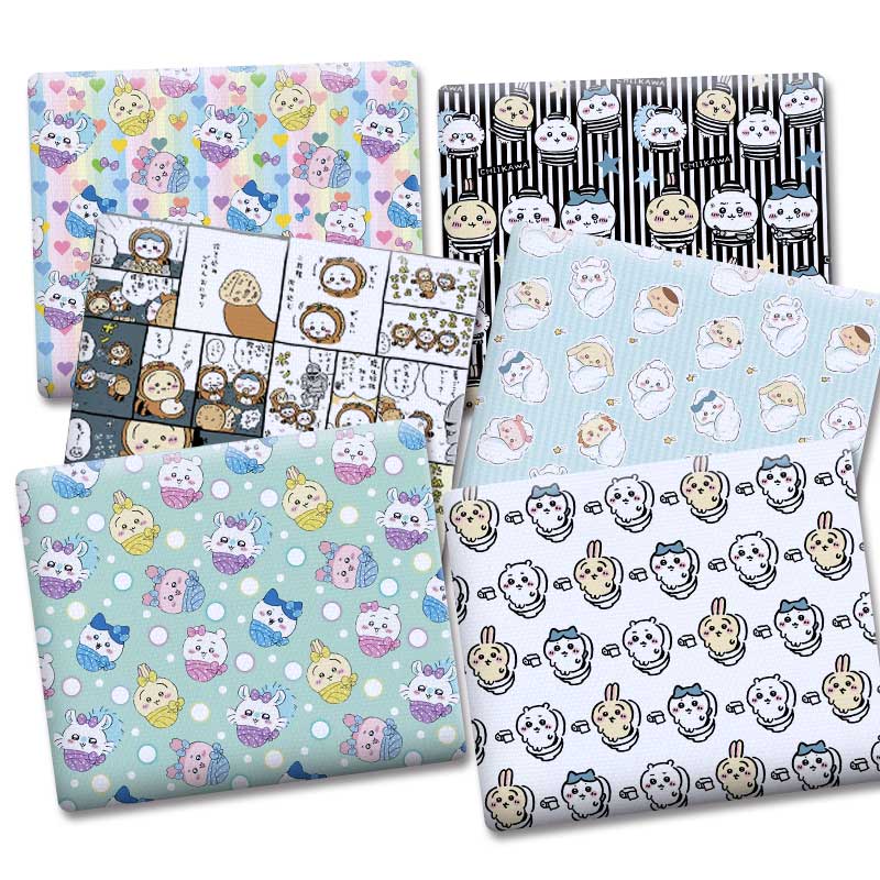 Home Textiles Curtains - 만화 원단 140x50CM 면직물 패치워크 티슈