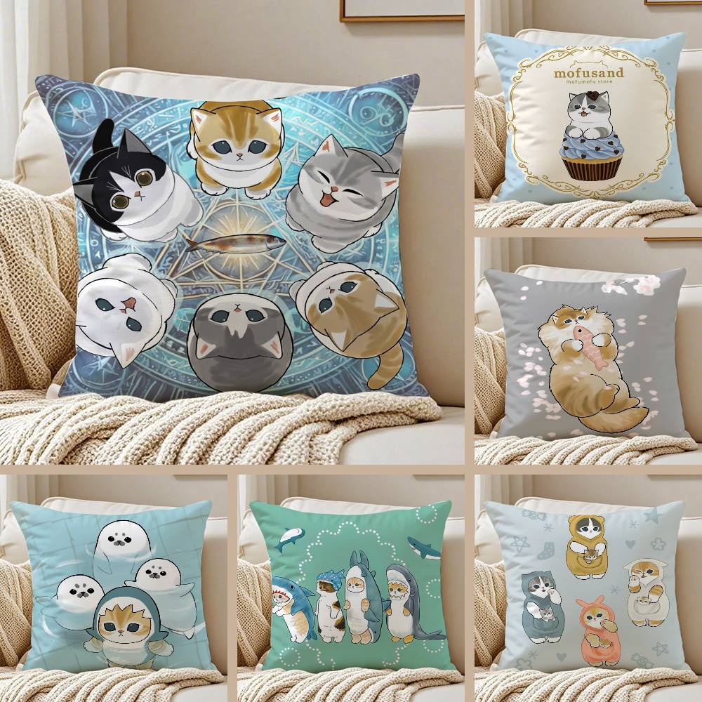Luxury Home Textiles Usa - 럭셔리 귀여운 모후산드 고양이 베개 커버