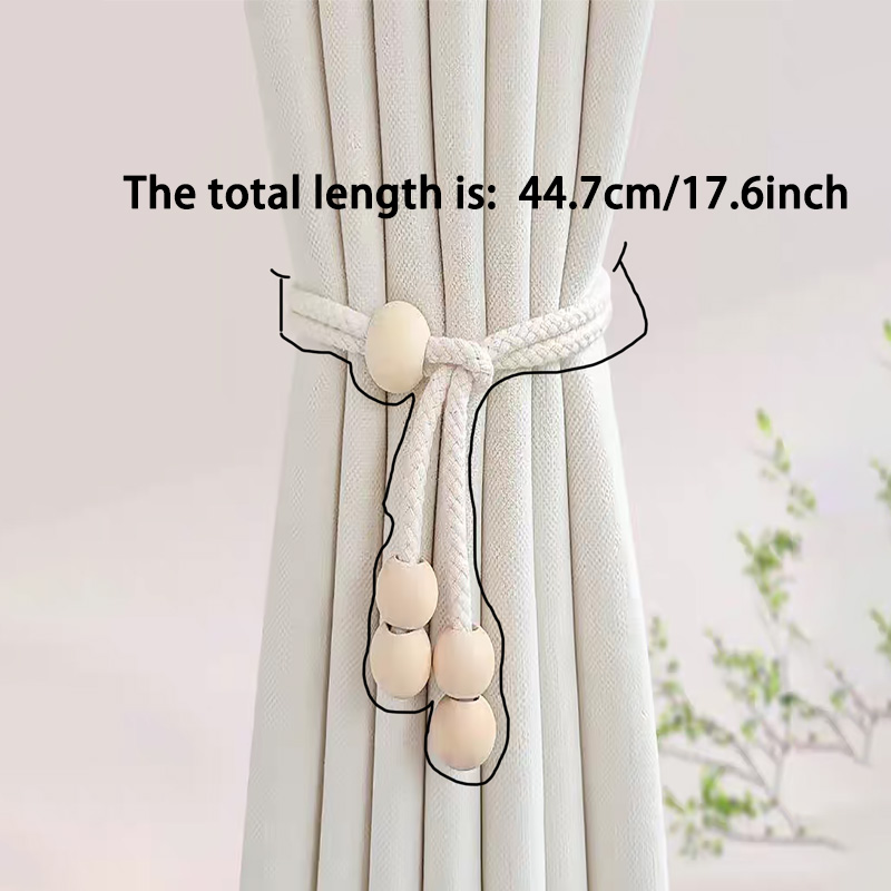 2개의 현대적인 미니멀리스트 커튼 스트랩, 행잉 볼,  - Home Textiles Curtains 리뷰 및 가격