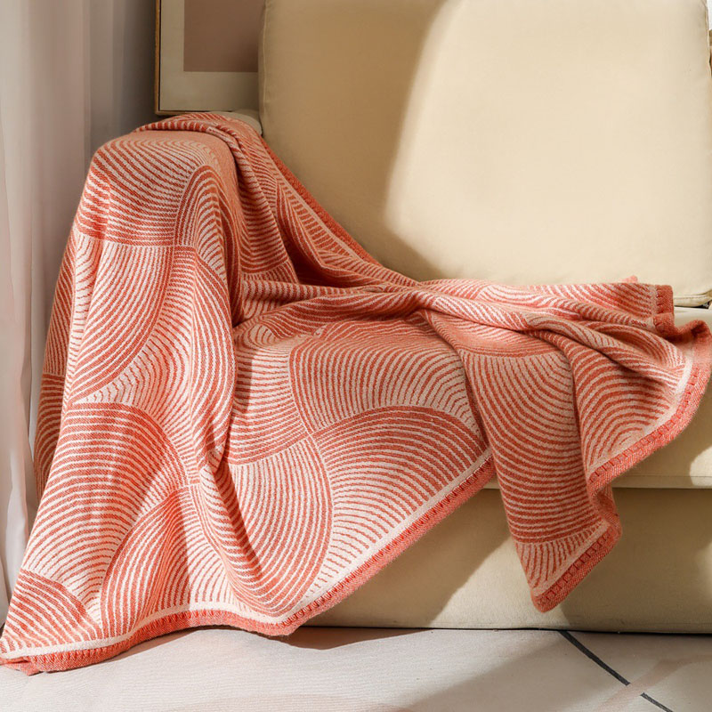럭셔리 원형 아크 프린트 스레드 담요 120X150Cm - Luxury Home Textiles Usa 리뷰 및 가격