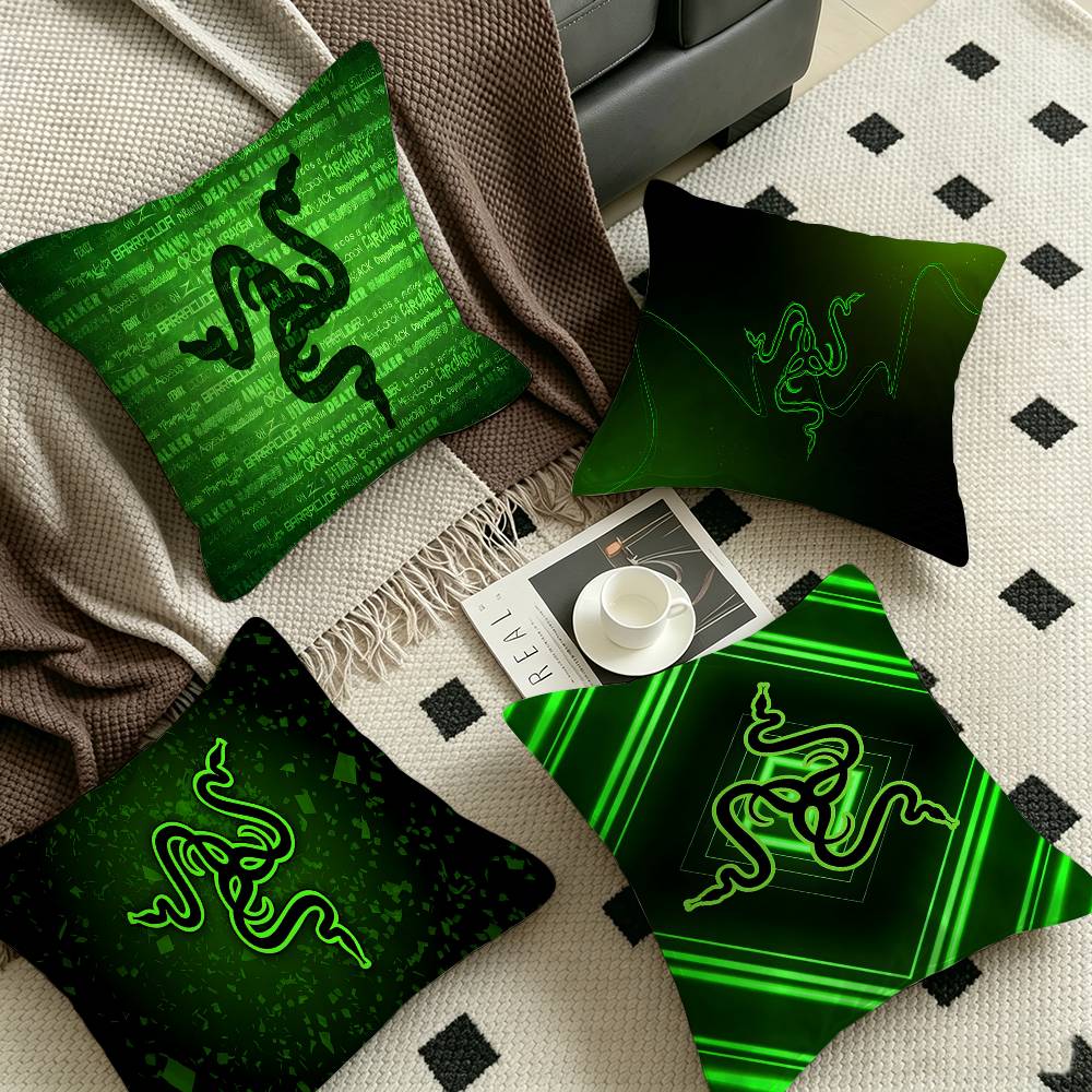 R-RAZER 로고 베개 커버 홈 침구 장식 베개 커버 - Home Textiles Logo 리뷰 및 가격
