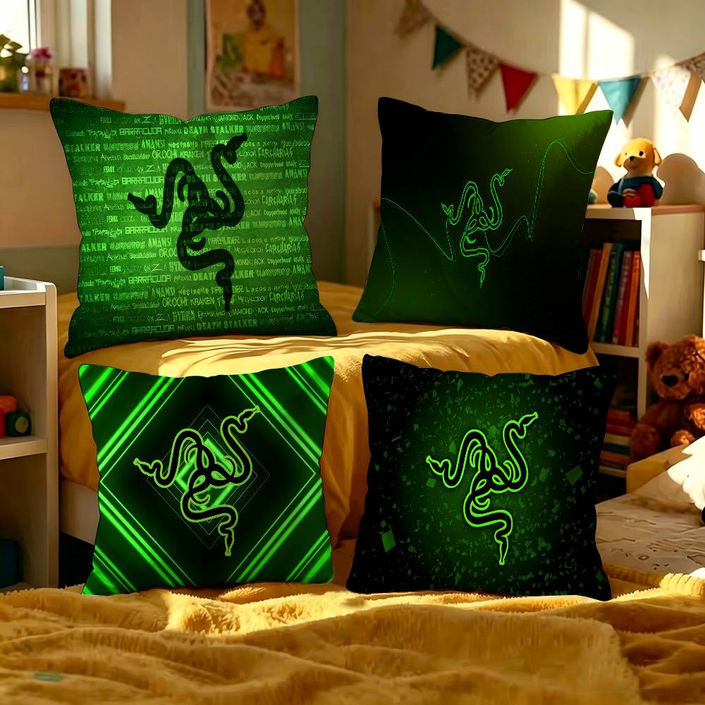 R-RAZER 로고 베개 커버 홈 침구 장식 베개 커버 - Home Textiles Logo 리뷰 및 가격