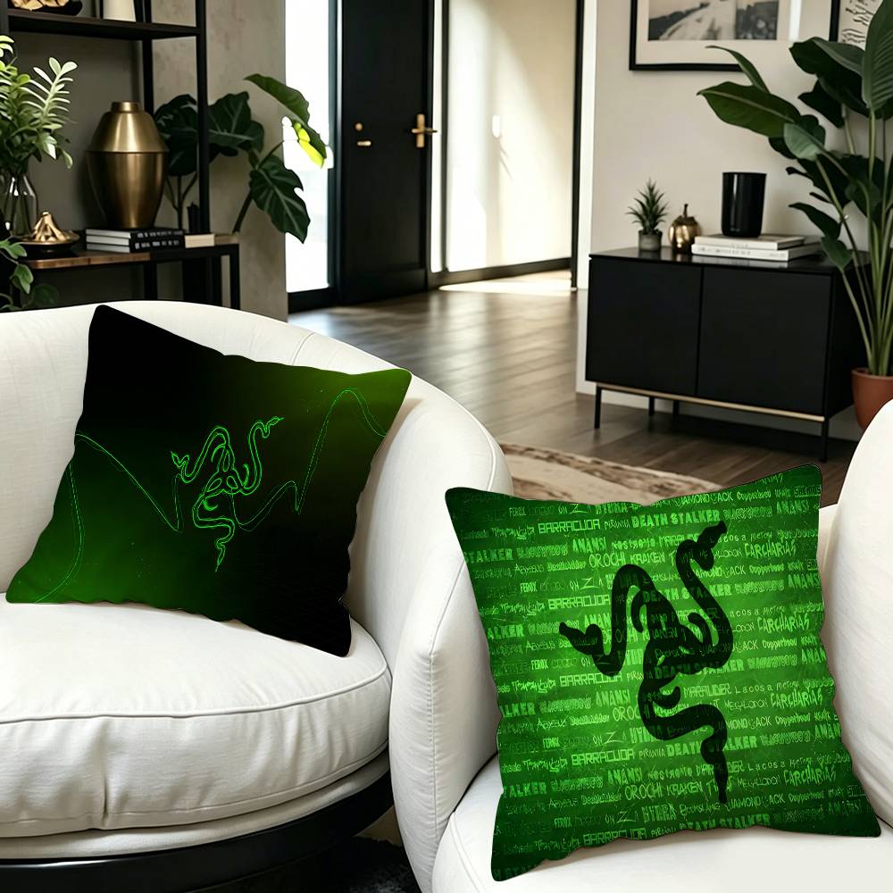 R-RAZER 로고 베개 커버 홈 침구 장식 베개 커버 - Home Textiles Logo 리뷰 및 가격