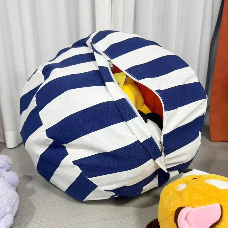 새로운 빈백 수납 인형 의자 어린이 장난감 지퍼 캔버스 - Floor Cushion Pouf 리뷰 및 가격