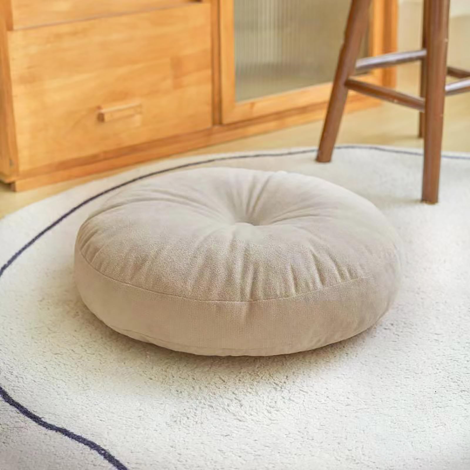 두꺼운 원형 쿠션, 부드럽고 편안한 풀필드 명상 요가  - Floor Cushion Pouf 리뷰 및 가격