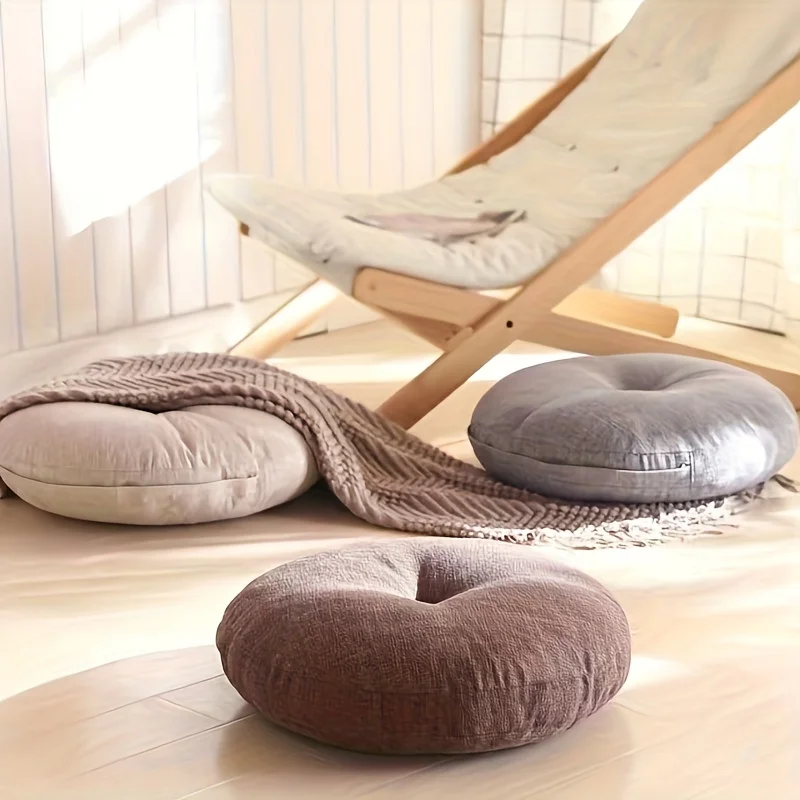 두꺼운 원형 쿠션, 부드럽고 편안한 풀필드 명상 요가  - Floor Cushion Pouf 리뷰 및 가격