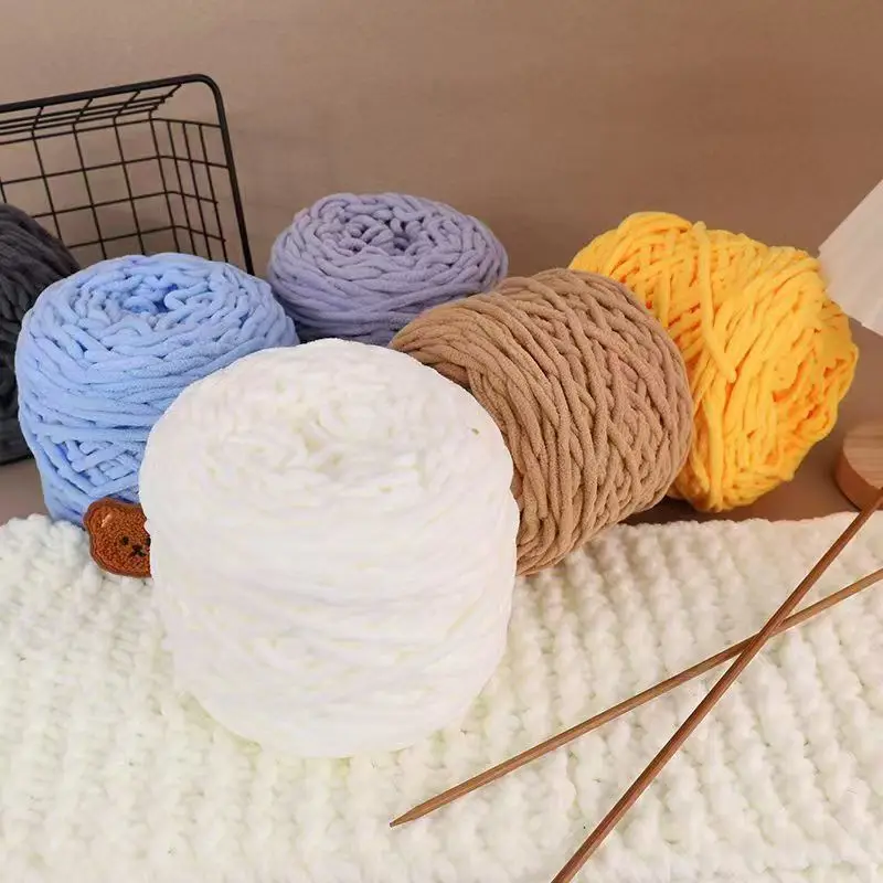 셔닐 뜨게 원사 소프트 아이스 스트립 라인 코튼 원사, - Wool Blanket Herringbone 리뷰 및 가격