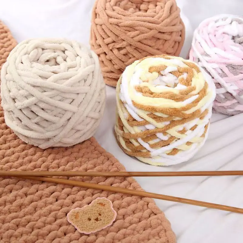 셔닐 뜨게 원사 소프트 아이스 스트립 라인 코튼 원사, - Wool Blanket Herringbone 리뷰 및 가격