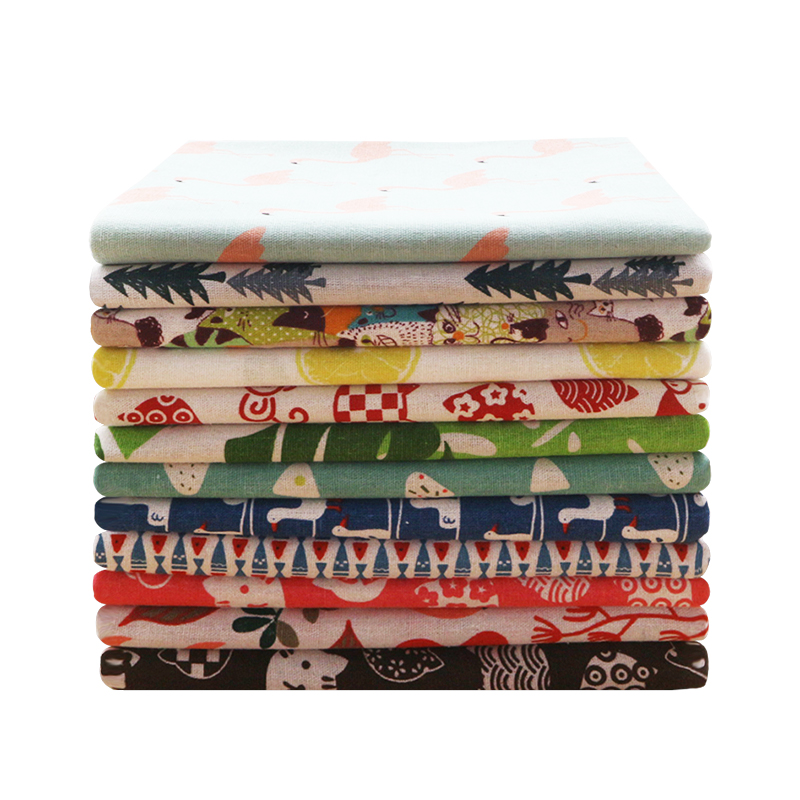 플라밍고 프린트 코튼 린넨 원단 커튼 테이블 보 인형  - Linum Home Textiles 리뷰 및 가격