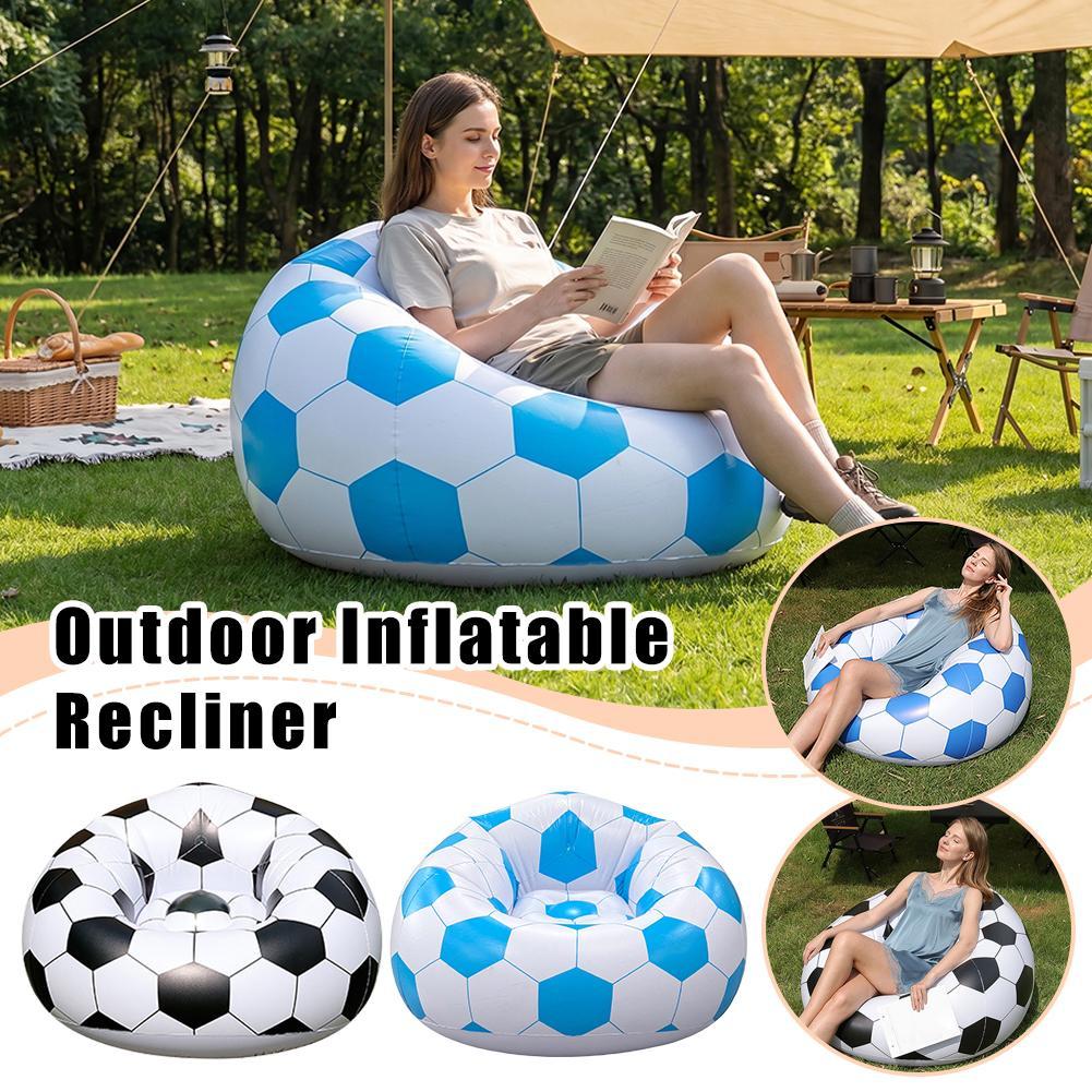 팽창식 농구공 소파 빈백 의자 에어 라운지 카우치 방수 - Floor Cushion Pouf 리뷰 및 가격