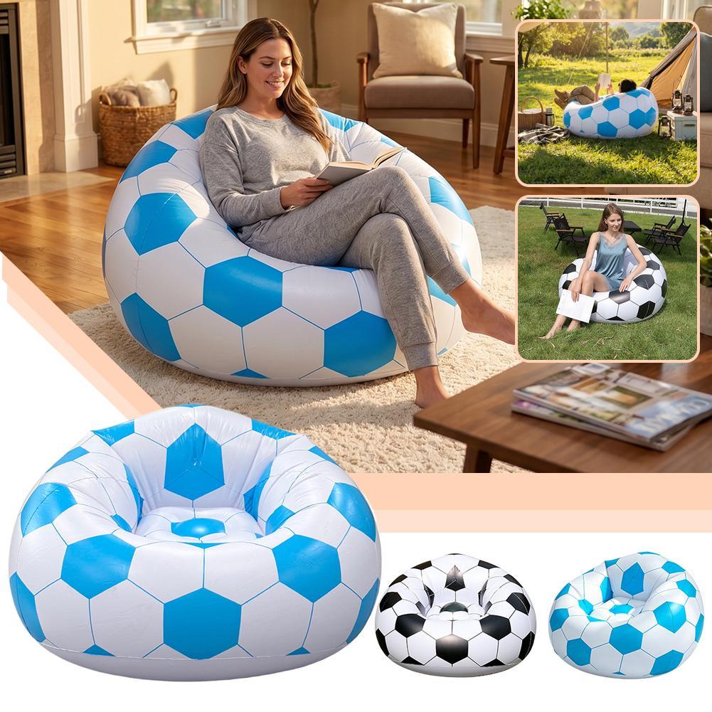 팽창식 농구공 소파 빈백 의자 에어 라운지 카우치 방수 - Floor Cushion Pouf 리뷰 및 가격