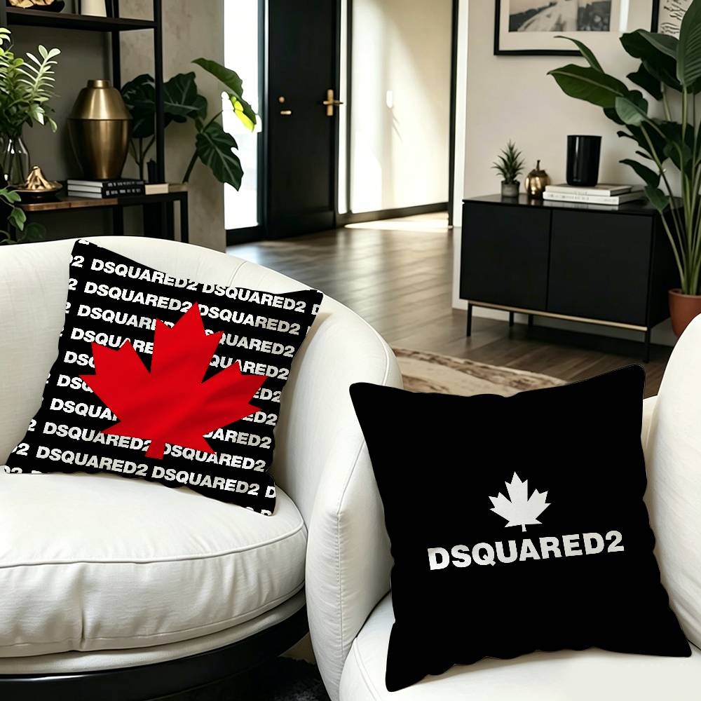 로고 D-Dsquared2 쿠션 커버 베개 커버 장식  - Home Textiles Logo 리뷰 및 가격