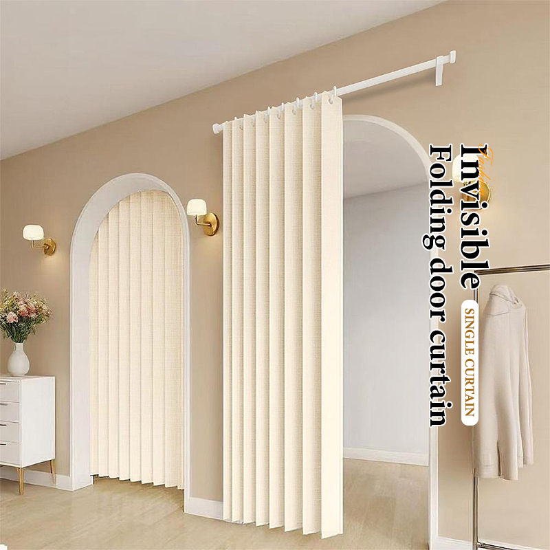 접이식 아코디언 도어 커튼, 개폐식 주름형 룸 디바이더 - Home Textiles Curtains 리뷰 및 가격