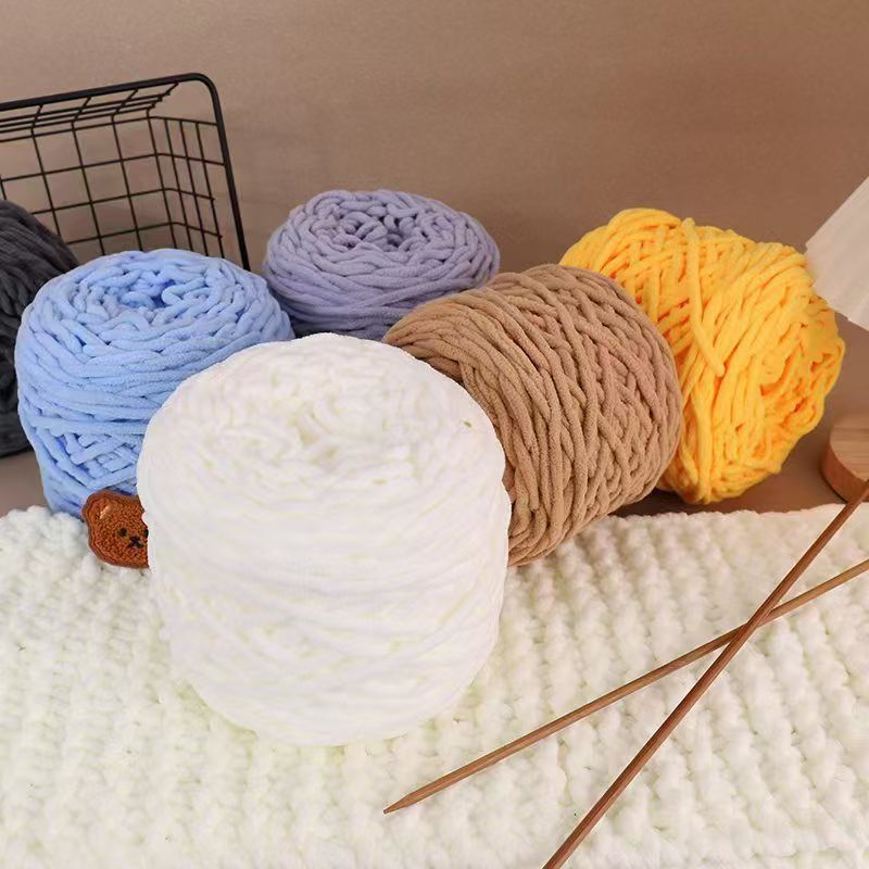 셔닐 뜨게 원사 소프트 아이스 스트립 라인 코튼 원사, - Wool Blanket Herringbone 리뷰 및 가격