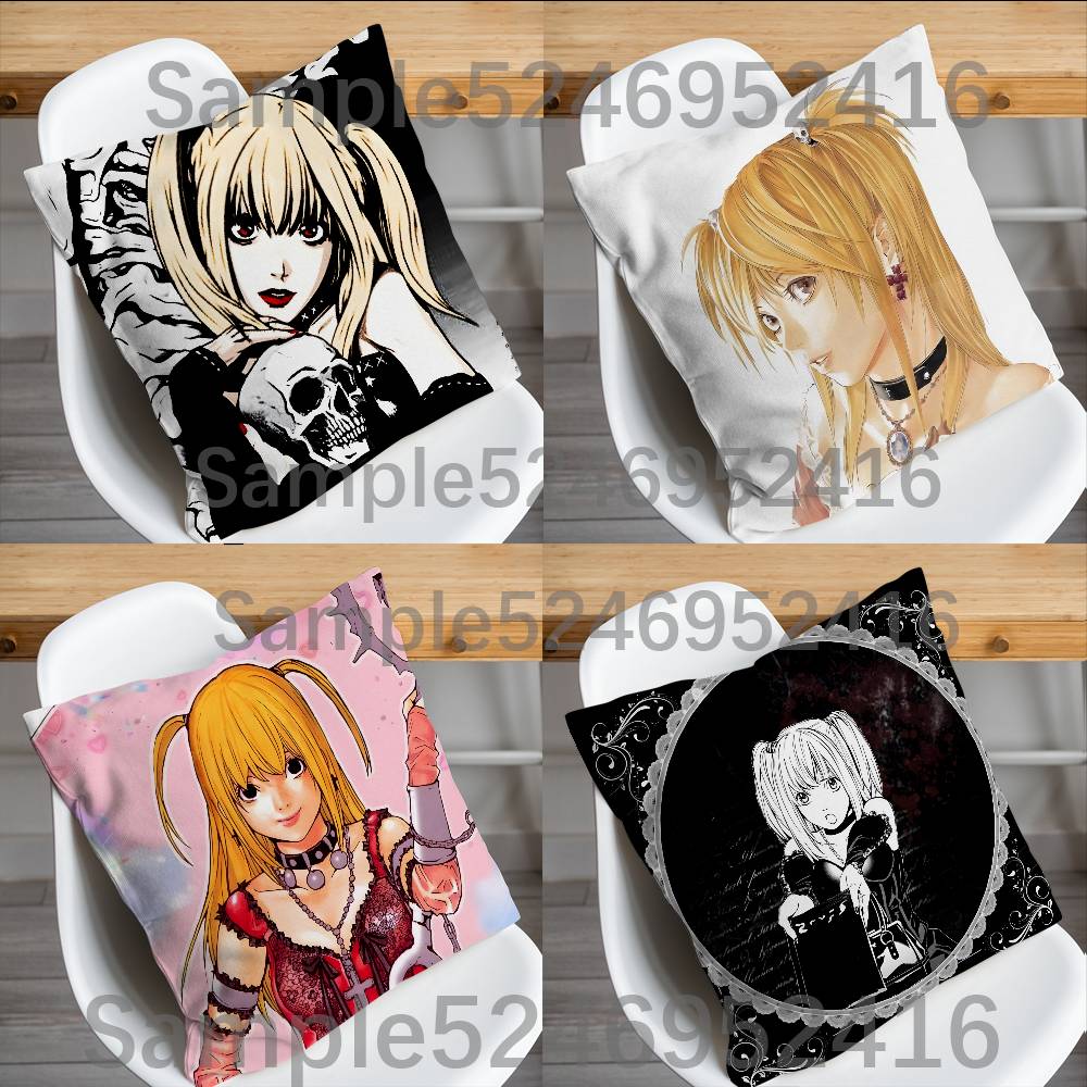 M-Misa Anime D-Death Note 베개 케 - Home Textiles Notes 리뷰 및 가격