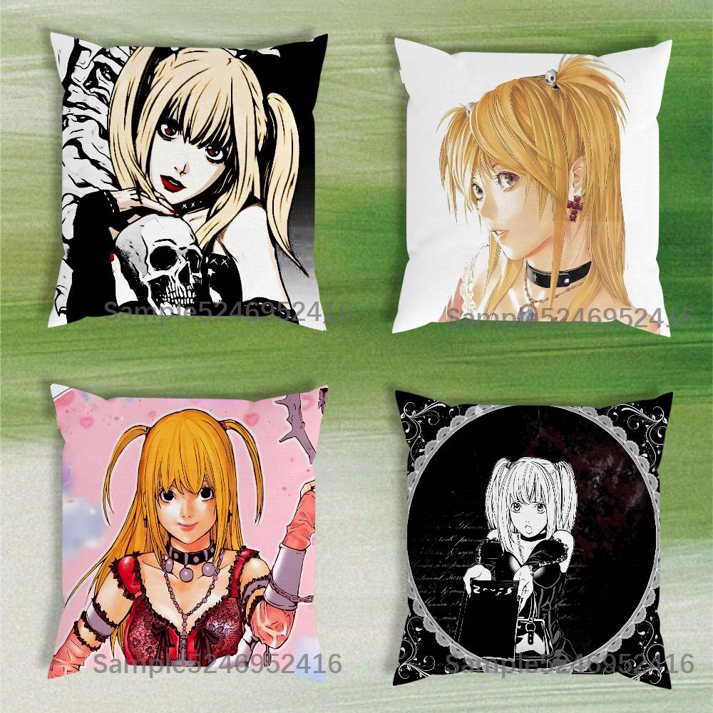 M-Misa Anime D-Death Note 베개 케 - Home Textiles Notes 리뷰 및 가격