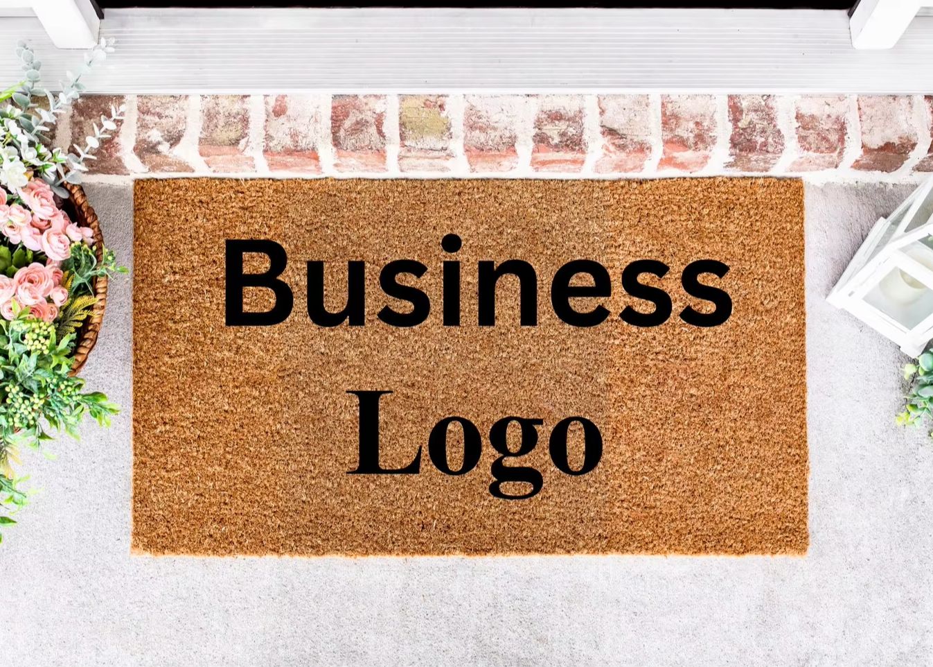 맞춤형 매트 사업체 로고 도어매트 코이어 미끄럼 방지  - Home Textiles Logo 리뷰 및 가격