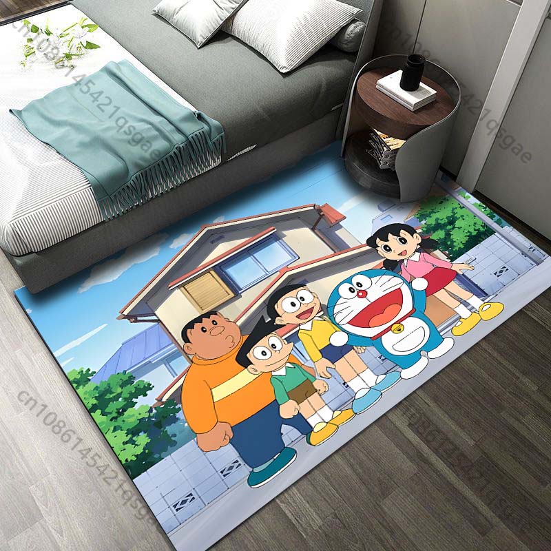 일본 D-도라에몽 친구들과 함께 프린트 카펫 거실 침실 - Luxury Home Textiles Usa 리뷰 및 가격