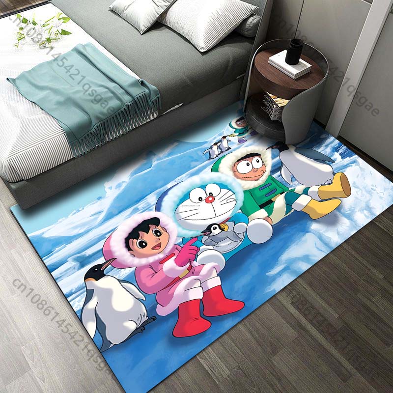 일본 D-도라에몽 친구들과 함께 프린트 카펫 거실 침실 - Luxury Home Textiles Usa 리뷰 및 가격