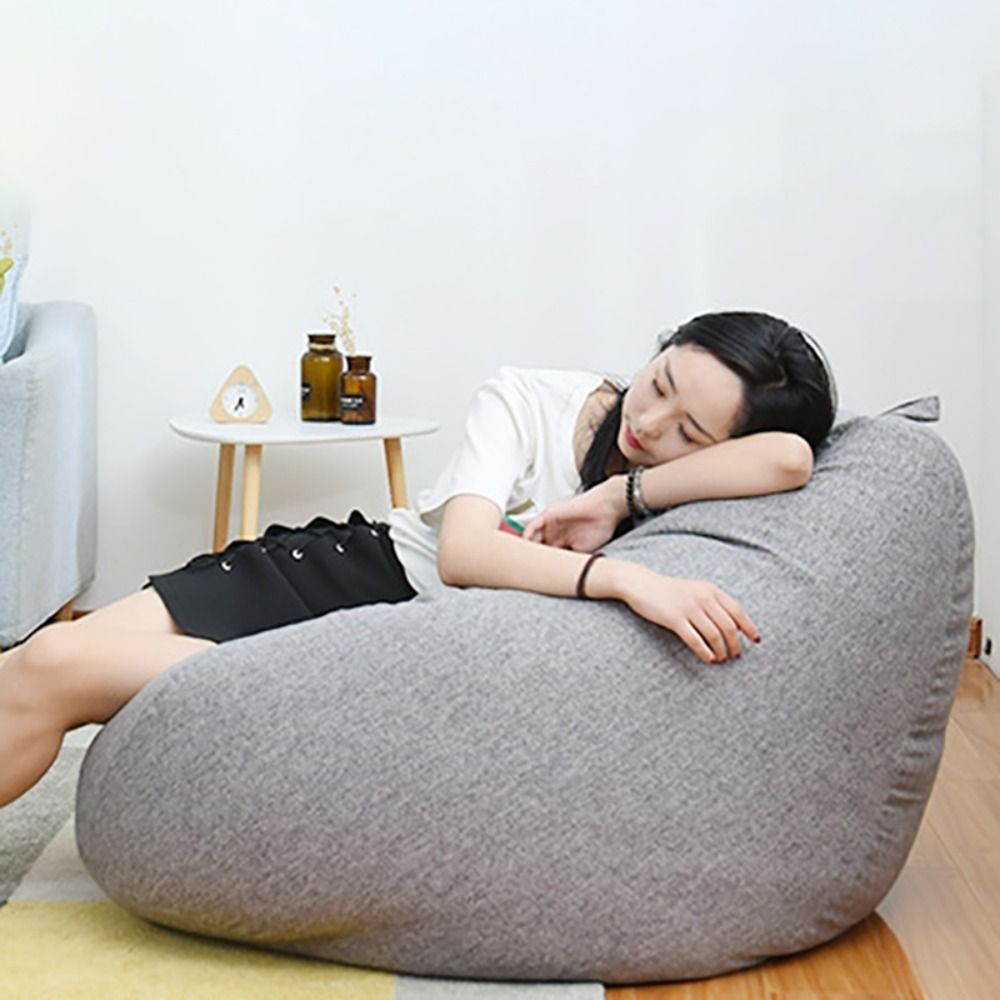 편안한 빈백 의자 소파 커버 탈부착 가능 통기성 레이지 - Floor Cushion Pouf 리뷰 및 가격