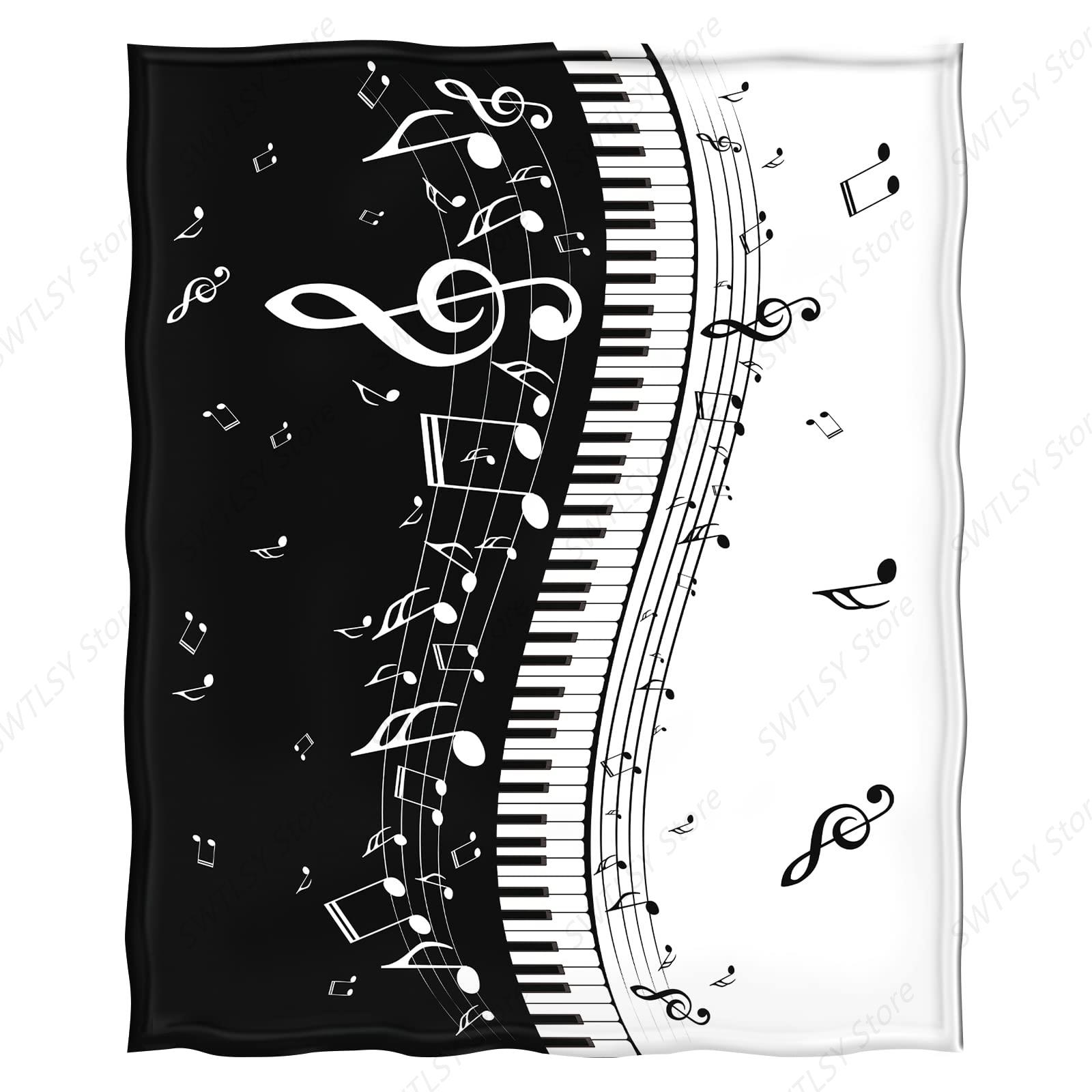 여성, 소녀, 남성을 위한 음악 담요 선물 60x50인 - Home Textiles Notes 리뷰 및 가격