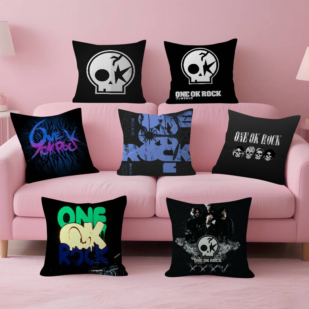 ONE OK ROCK 로고 베개 커버 디자인 쿠션 커버 - Home Textiles Logo 리뷰 및 가격