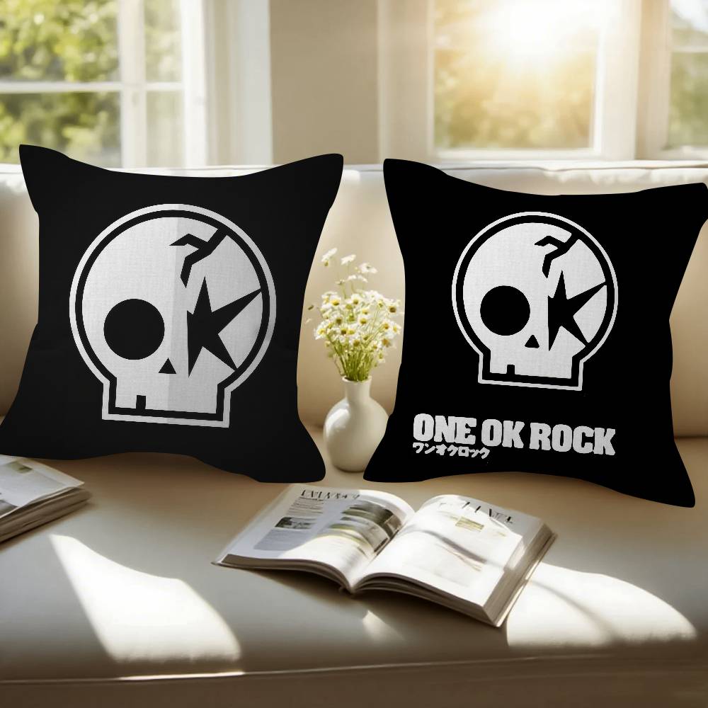 ONE OK ROCK 로고 베개 커버 디자인 쿠션 커버 - Home Textiles Logo 리뷰 및 가격