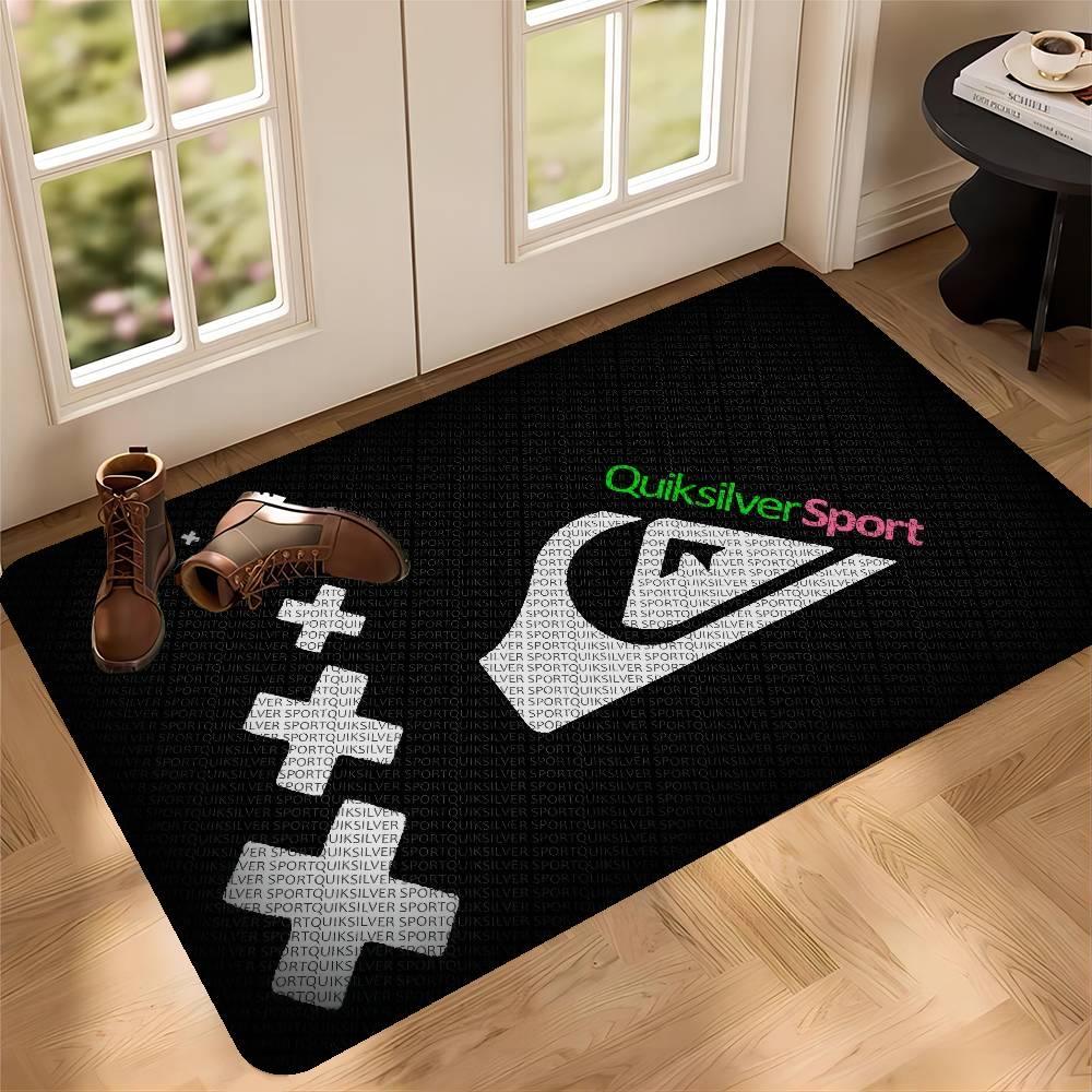 Q-QuiksilverS 로고 바닥 매트 바닥 매트 직 - Home Textiles Logo 리뷰 및 가격