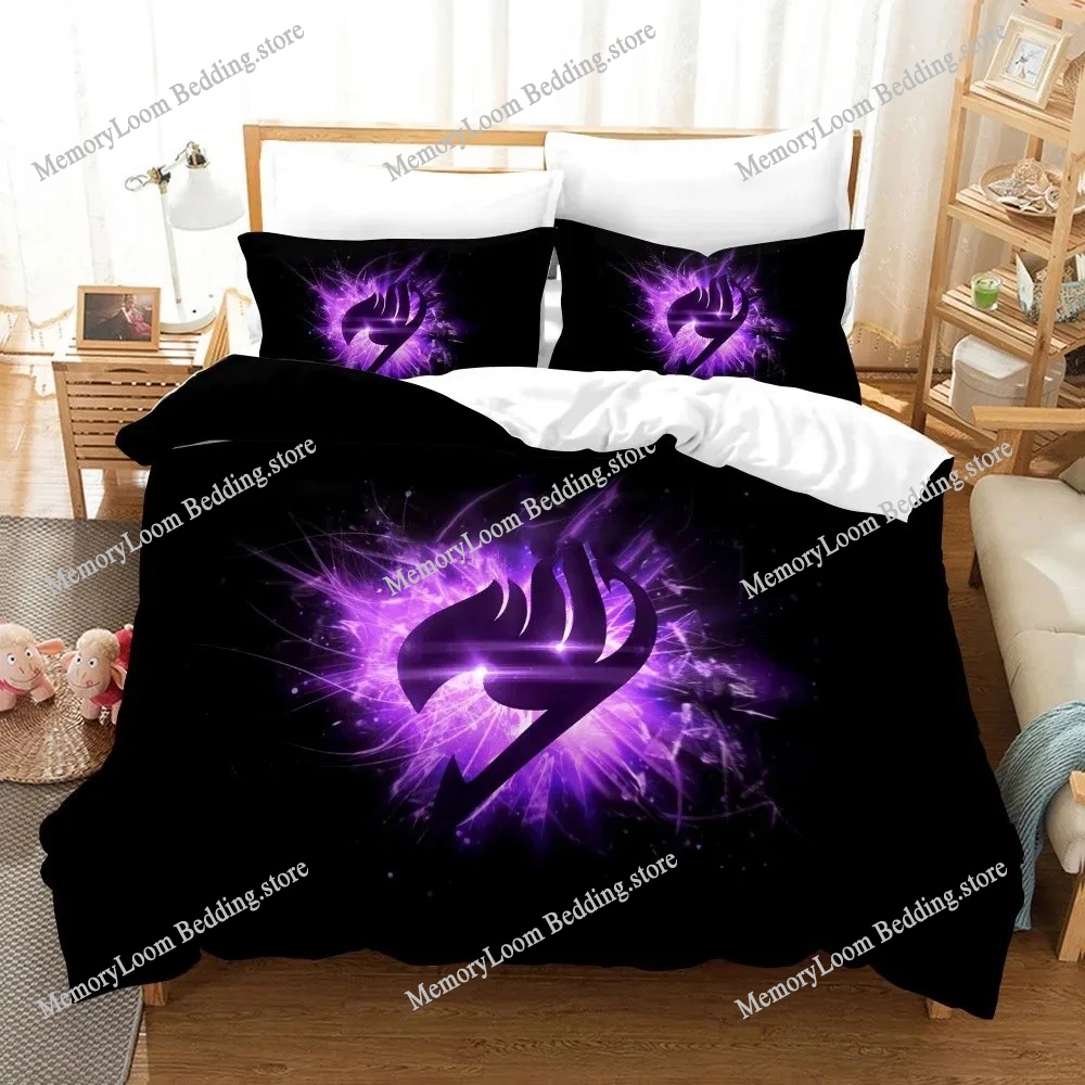 3D 프린트 애니메이션 페어리 테일 로고 나츠 침구 세 - Home Textiles Logo 리뷰 및 가격
