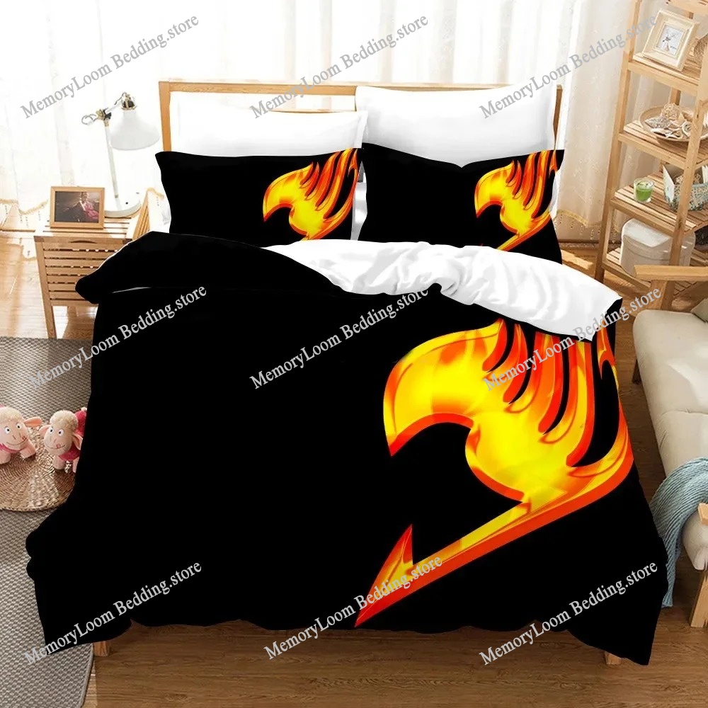 3D 프린트 애니메이션 페어리 테일 로고 나츠 침구 세 - Home Textiles Logo 리뷰 및 가격