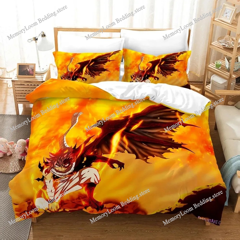 3D 프린트 애니메이션 페어리 테일 로고 나츠 침구 세 - Home Textiles Logo 리뷰 및 가격
