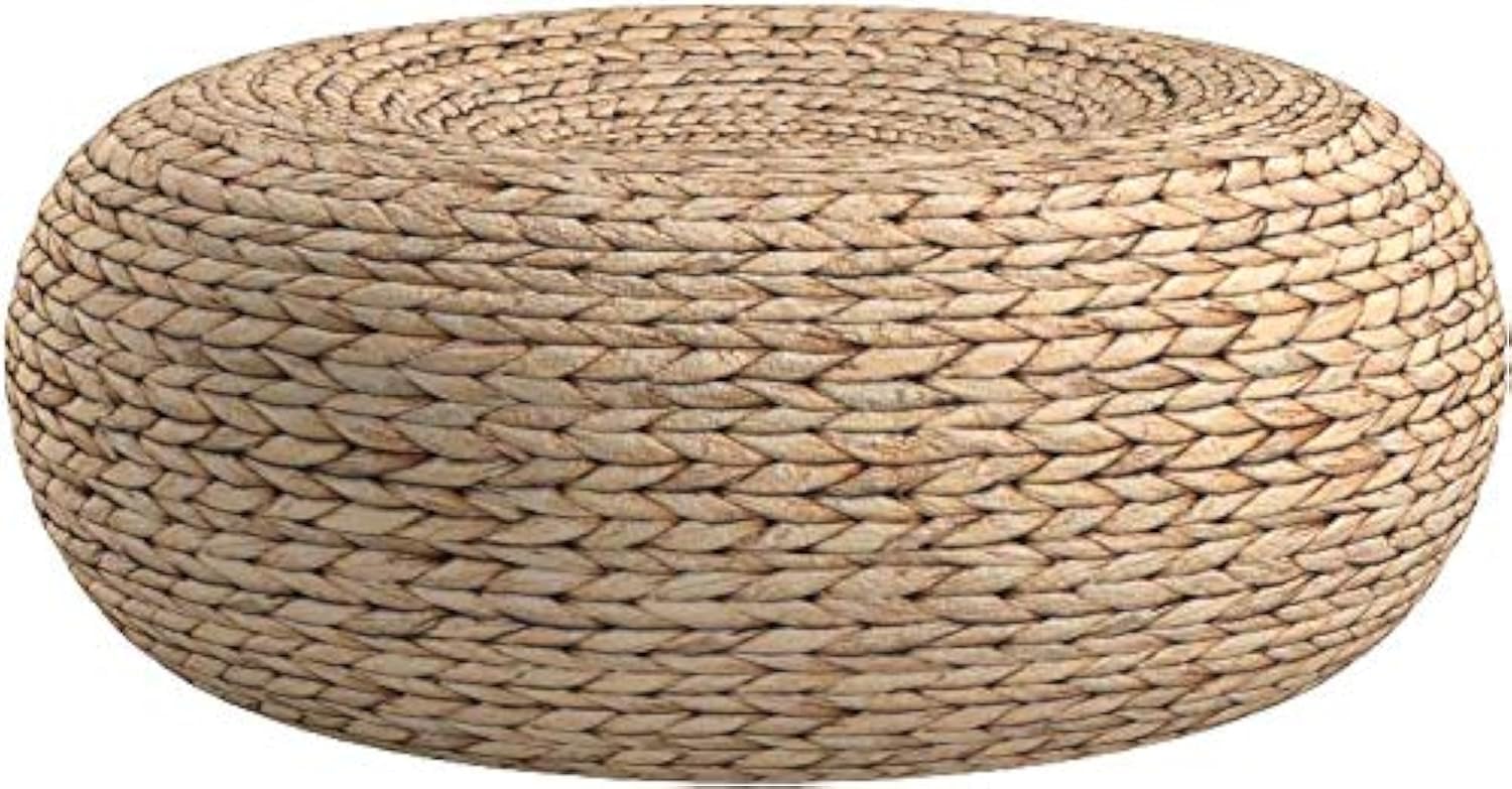 수제 밀짚 플랫 바닥 푸프 쿠션, 명상 및 요가용 원형 - Floor Cushion Pouf 리뷰 및 가격