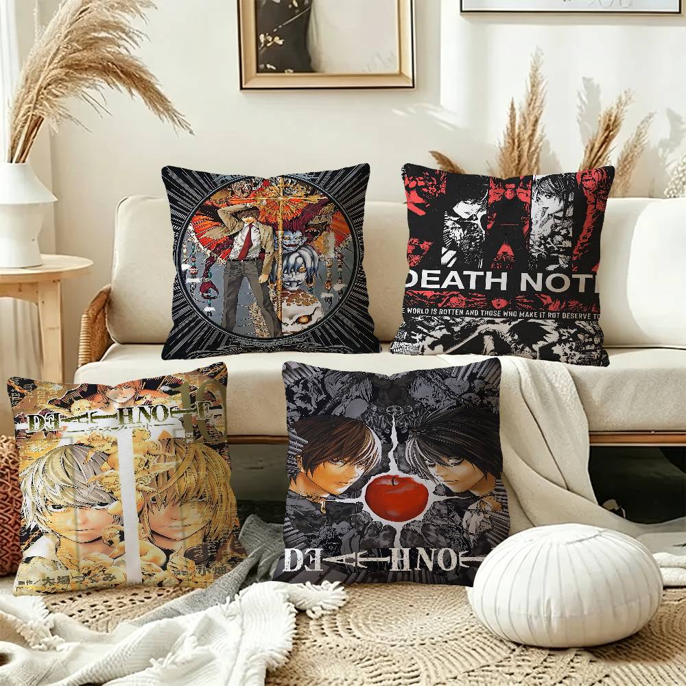 애니메이션 데스노트 쿠션 커버 인치 사이즈 팜하우스 데 - Home Textiles Notes 리뷰 및 가격