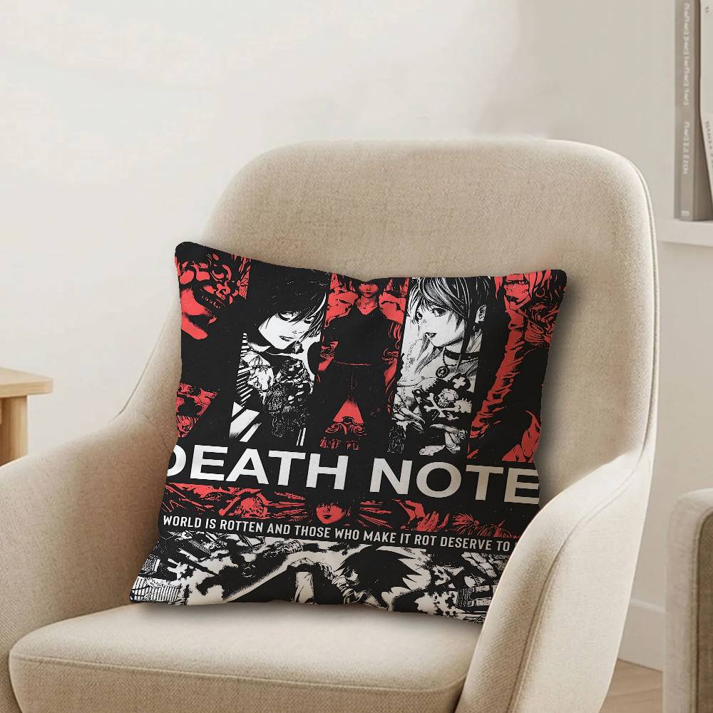 애니메이션 데스노트 쿠션 커버 인치 사이즈 팜하우스 데 - Home Textiles Notes 리뷰 및 가격