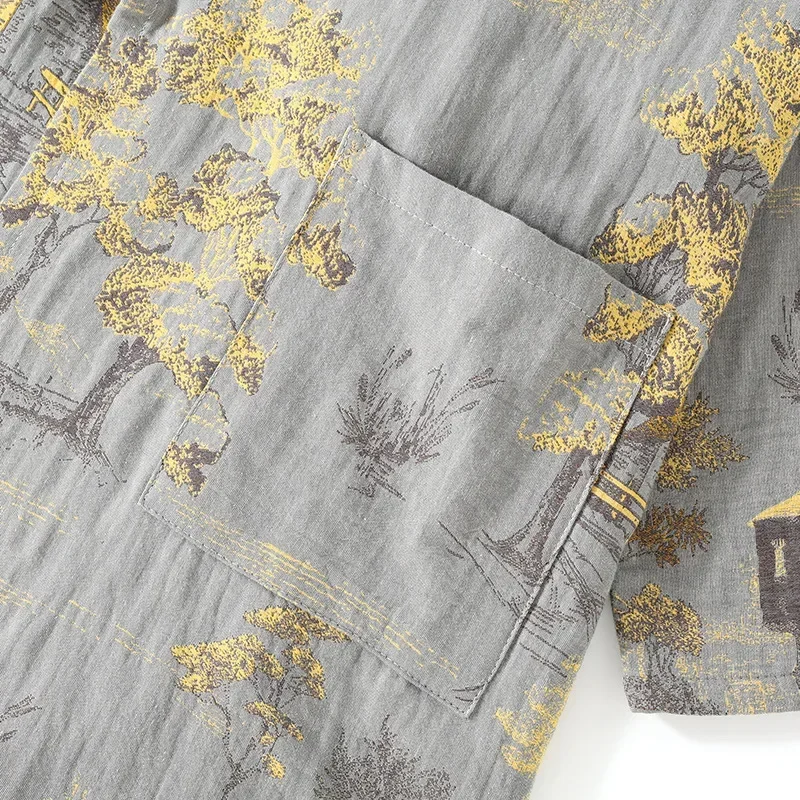 남성용 봄, 가을 기모노 가운, 긴 바지 잠옷 세트,  - Linum Home Textiles 리뷰 및 가격