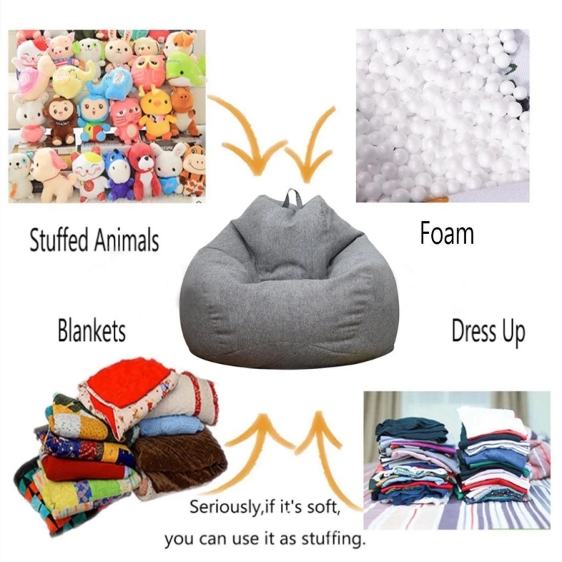 소파 빈백 의자 커버 소파 가방 의자 커버 실내용 커버 - Floor Cushion Pouf 리뷰 및 가격
