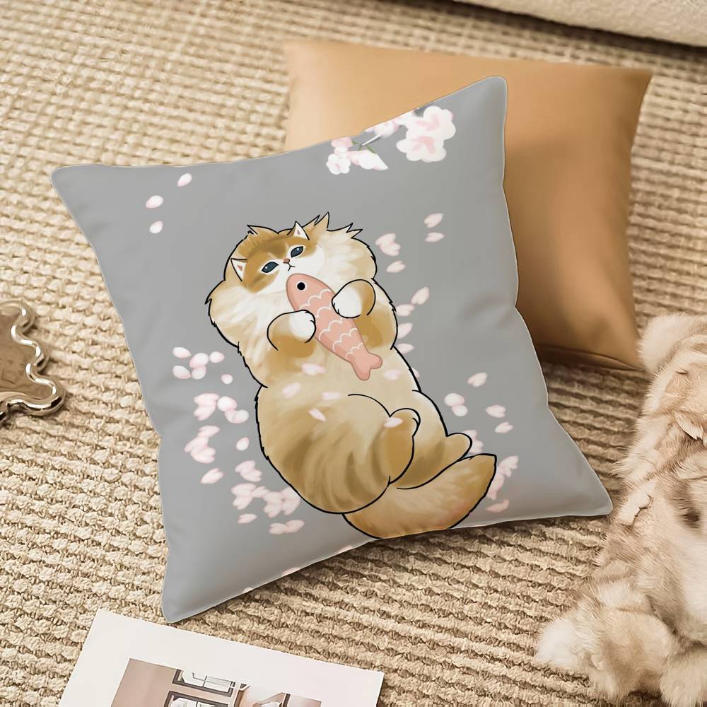 럭셔리 귀여운 모후산드 고양이 베개 커버 항균 지퍼 소 - Luxury Home Textiles Usa 리뷰 및 가격