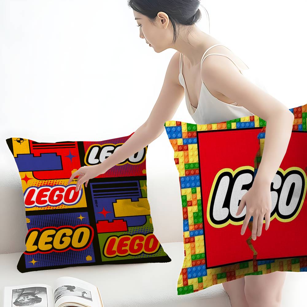 클래식 L-LEGOS 로고 쿠션 커버 인치 사이즈 팜하 - Home Textiles Logo 리뷰 및 가격