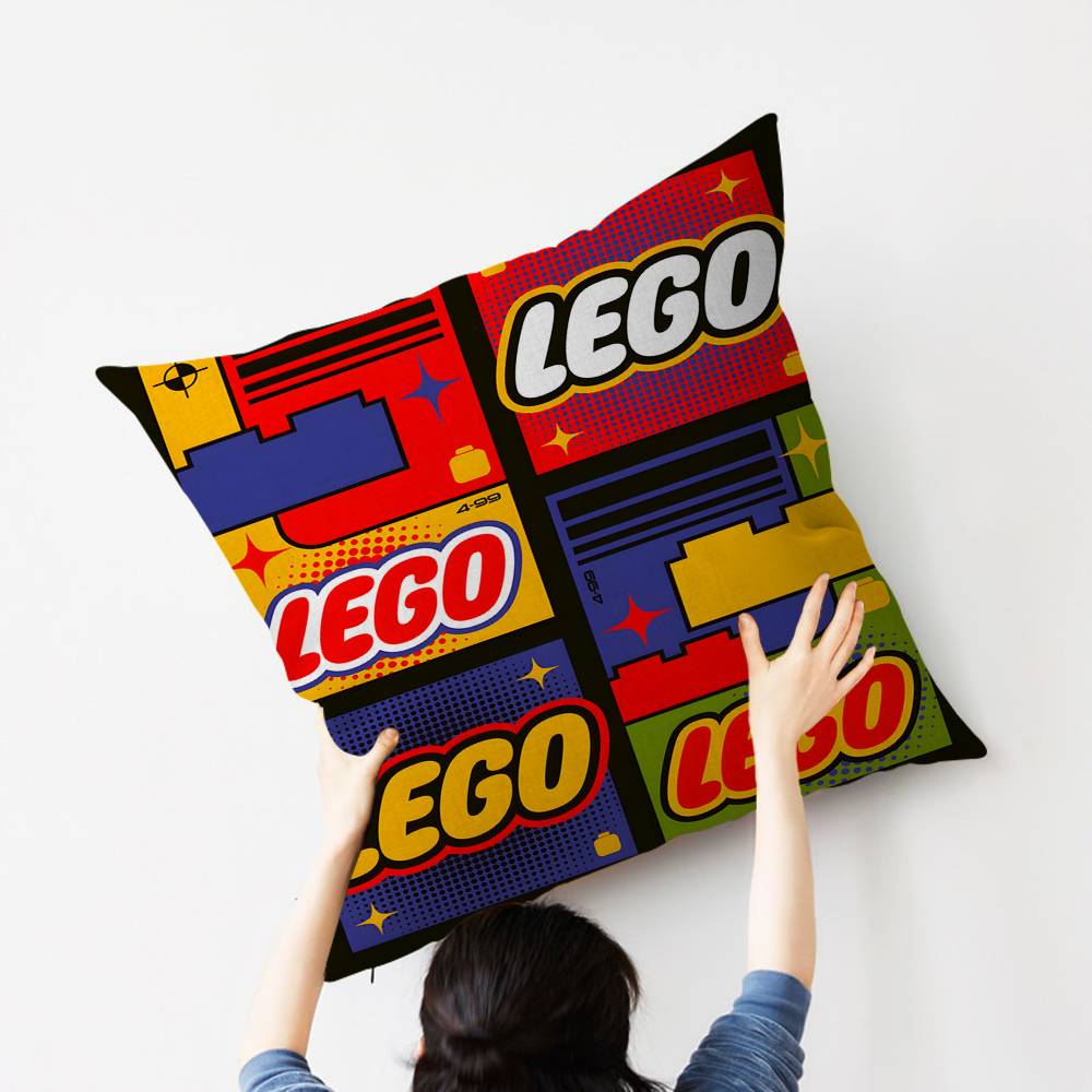 클래식 L-LEGOS 로고 쿠션 커버 인치 사이즈 팜하 - Home Textiles Logo 리뷰 및 가격