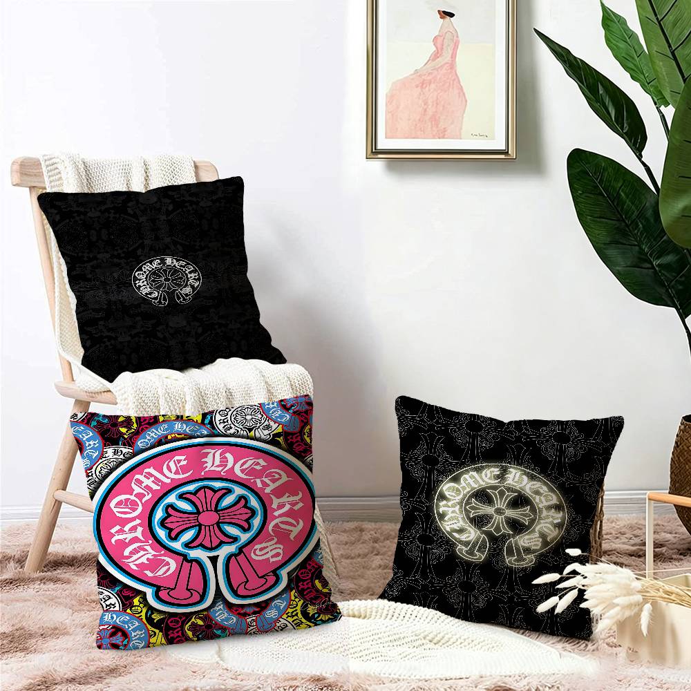 C-Chrome 패션 H-Hearts 럭셔리 베개 커버 - Luxury Home Textiles Usa 리뷰 및 가격