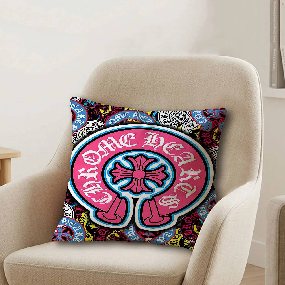 C-Chrome 패션 H-Hearts 럭셔리 베개 커버 - Luxury Home Textiles Usa 리뷰 및 가격
