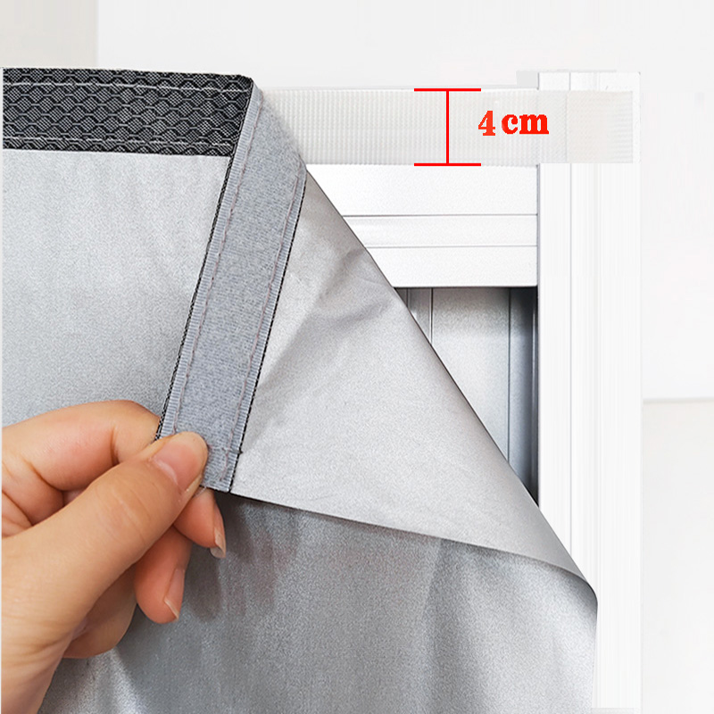 간단한 자가 접착식 완전 암막 커튼 원단, 펀칭 없음, - Home Textiles Curtains 리뷰 및 가격