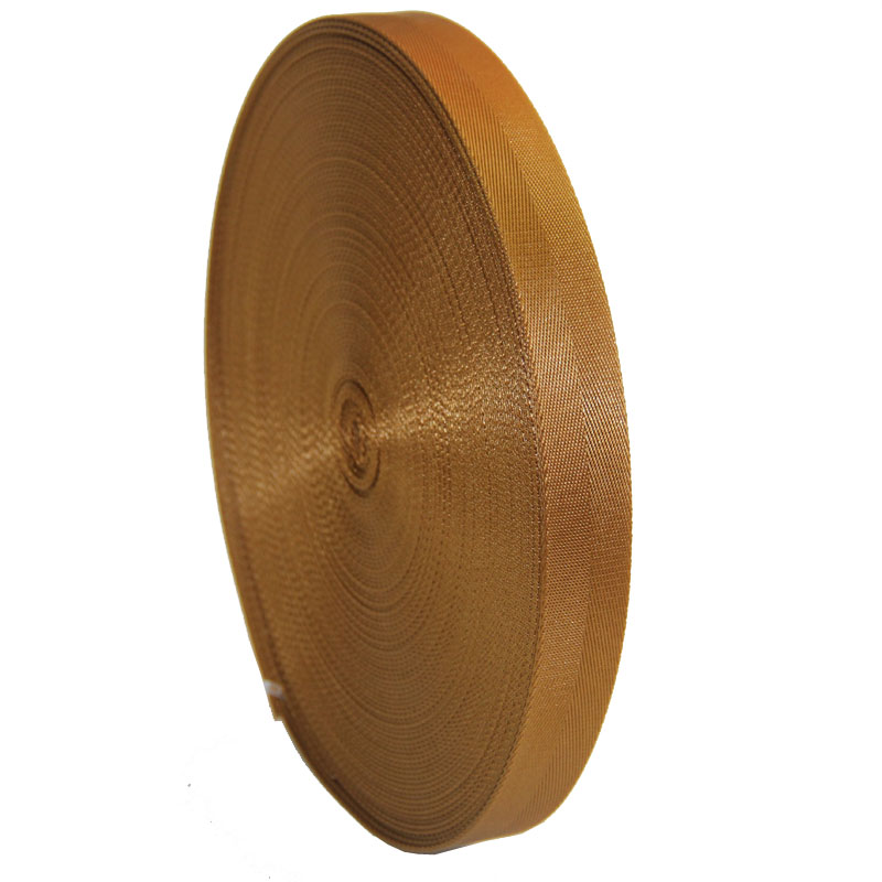 고품질 32mm 1.25인치 나일론 웨빙 골드 색상 재 - Home Textiles Factory 리뷰 및 가격